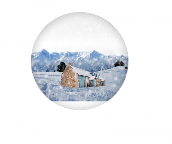 Creation of winter globe: Step 5